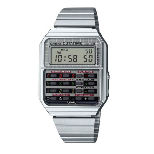 Casio Back To The Future Calculator Watch CA-500WEBF-1ADR