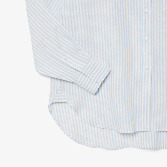 Oversized Striped Linen Shirt - CF0054