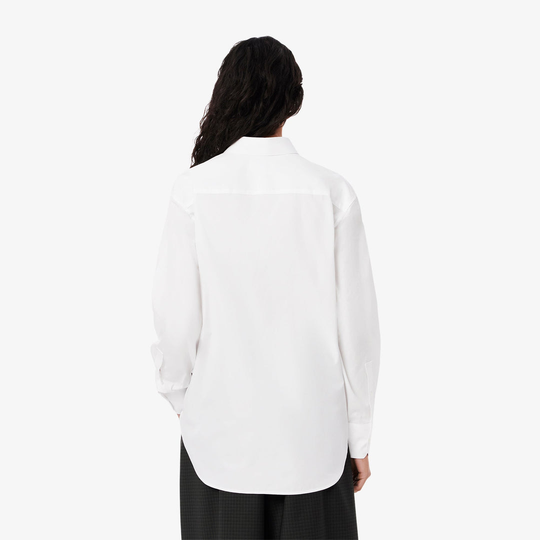 Oversized Cotton Poplin Shirt-CF0215