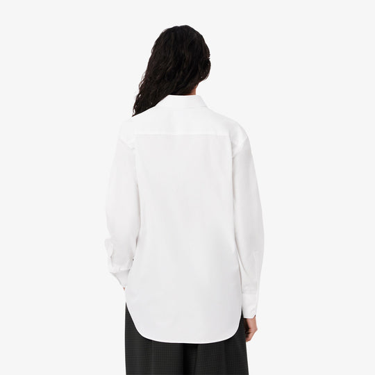 Oversized Cotton Poplin Shirt-CF0215