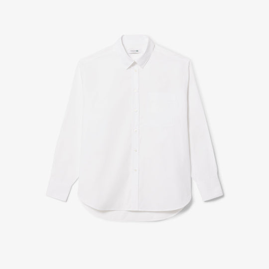 Oversized Cotton Poplin Shirt-CF0215