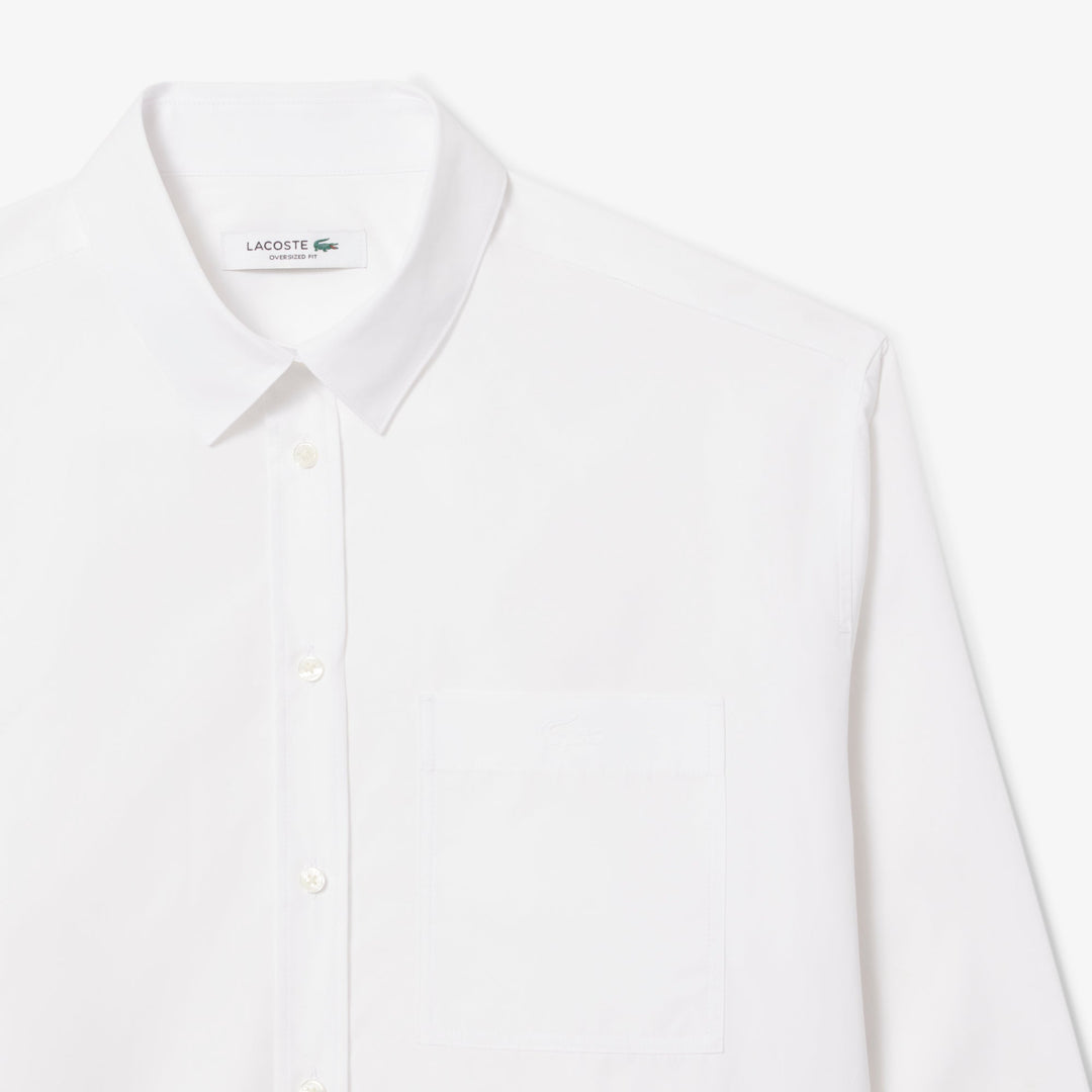 Oversized Cotton Poplin Shirt-CF0215