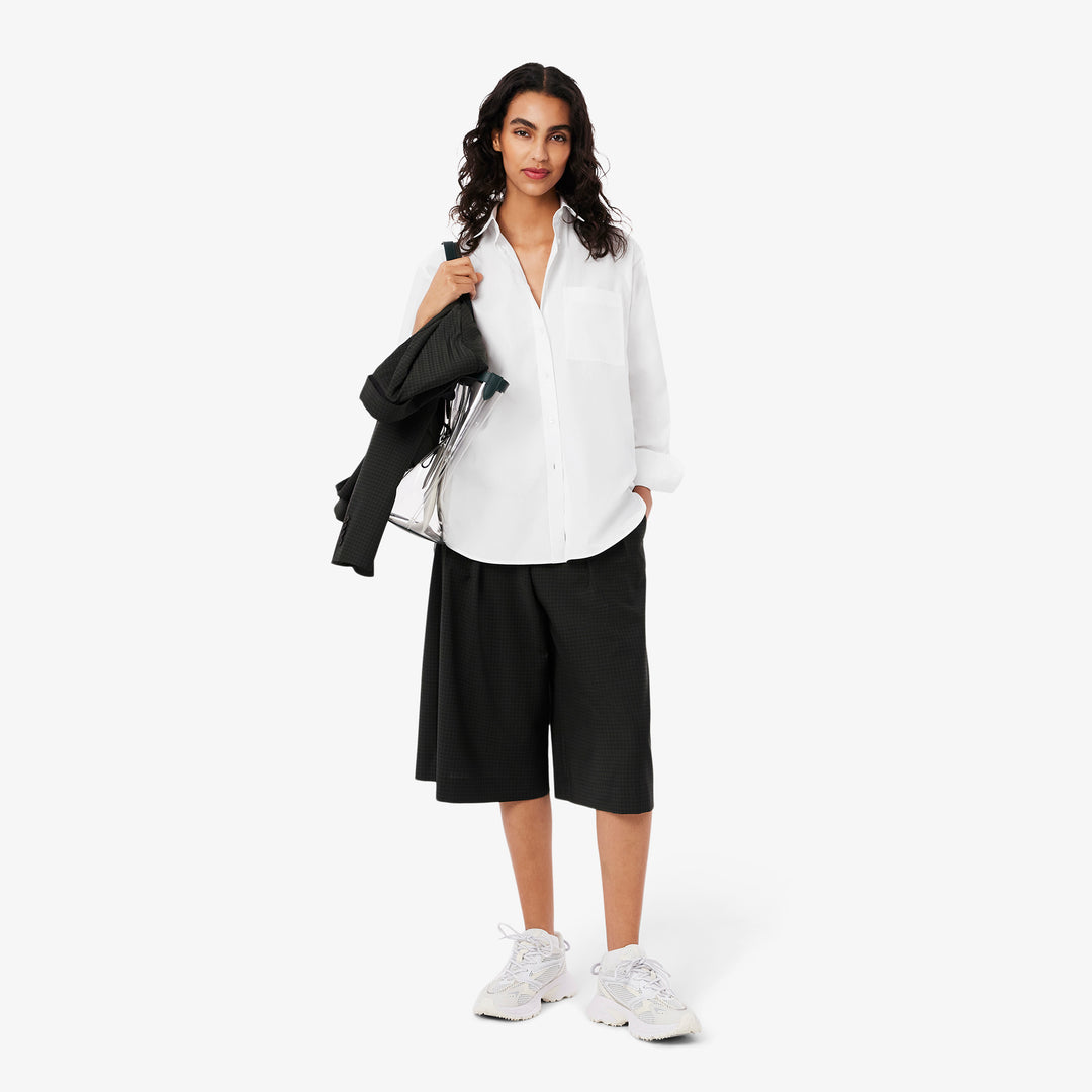 Oversized Cotton Poplin Shirt - CF0215