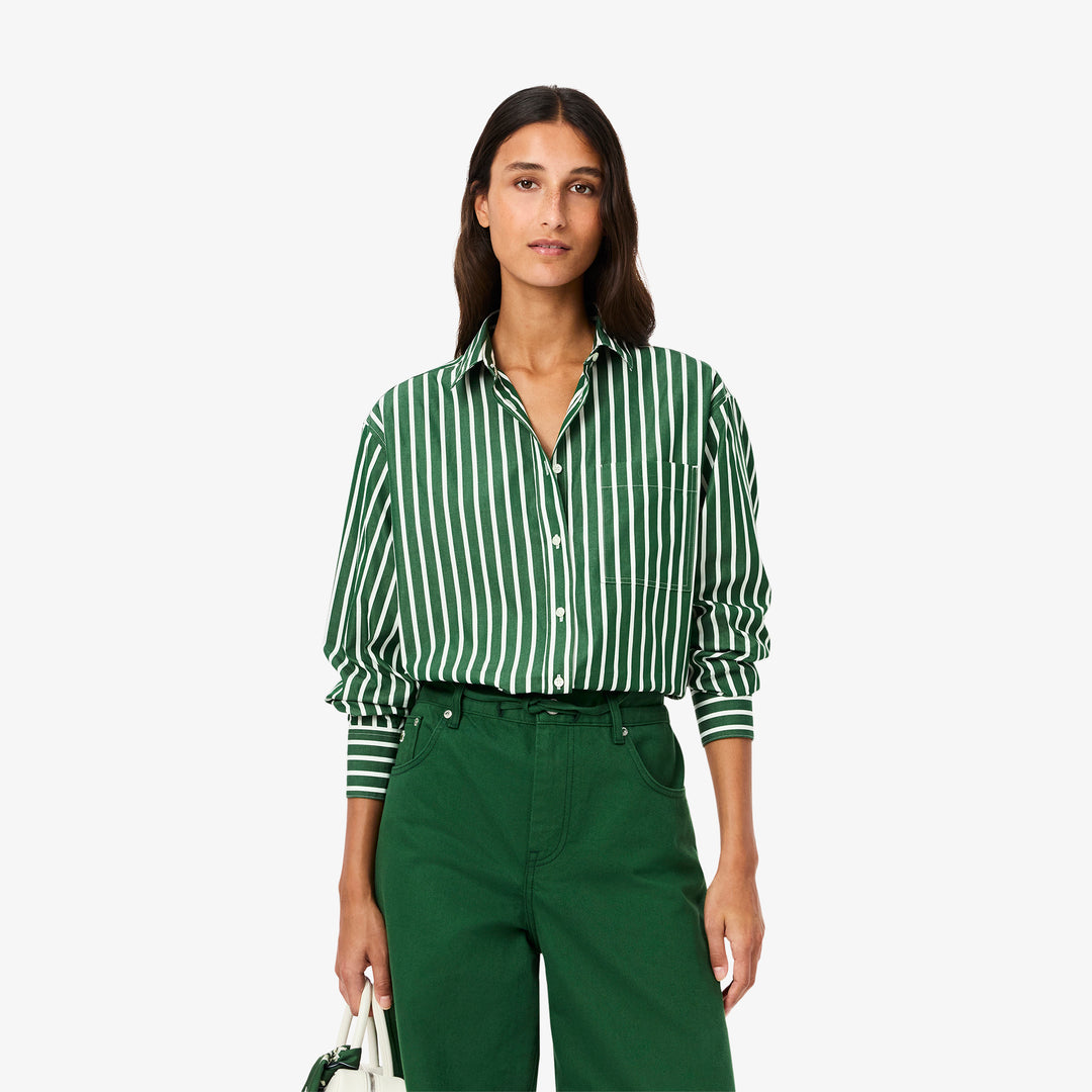 Oversized Cotton Poplin Shirt - CF0215