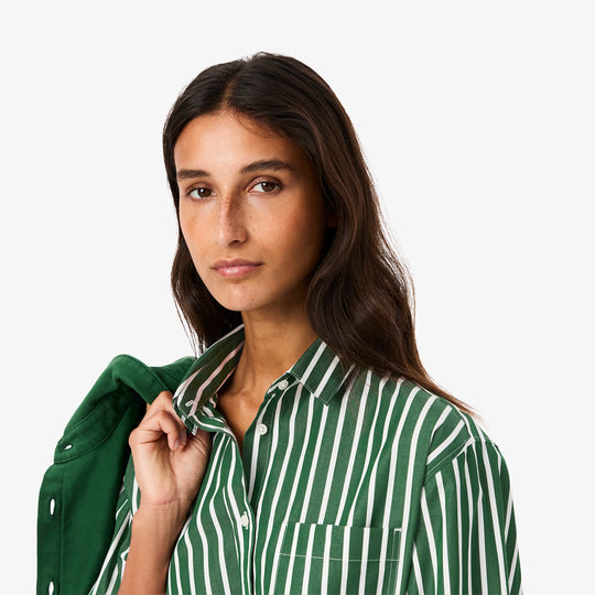 Oversized Cotton Poplin Shirt - CF0215
