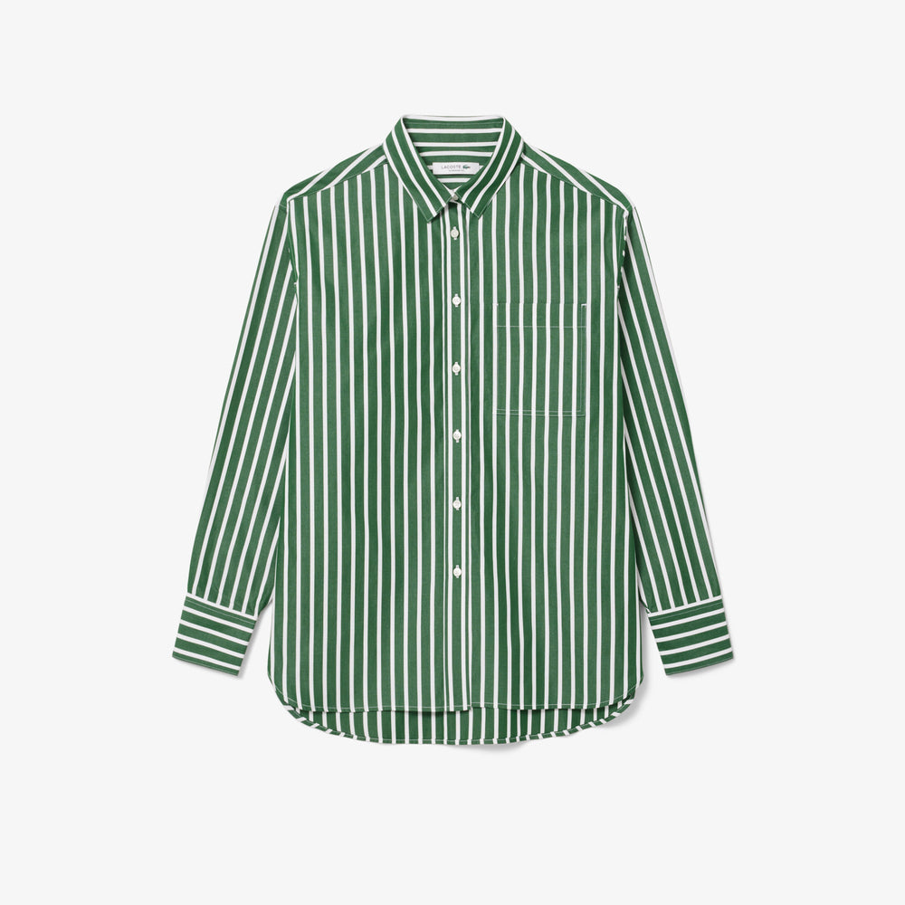 Oversized Cotton Poplin Shirt-CF0215