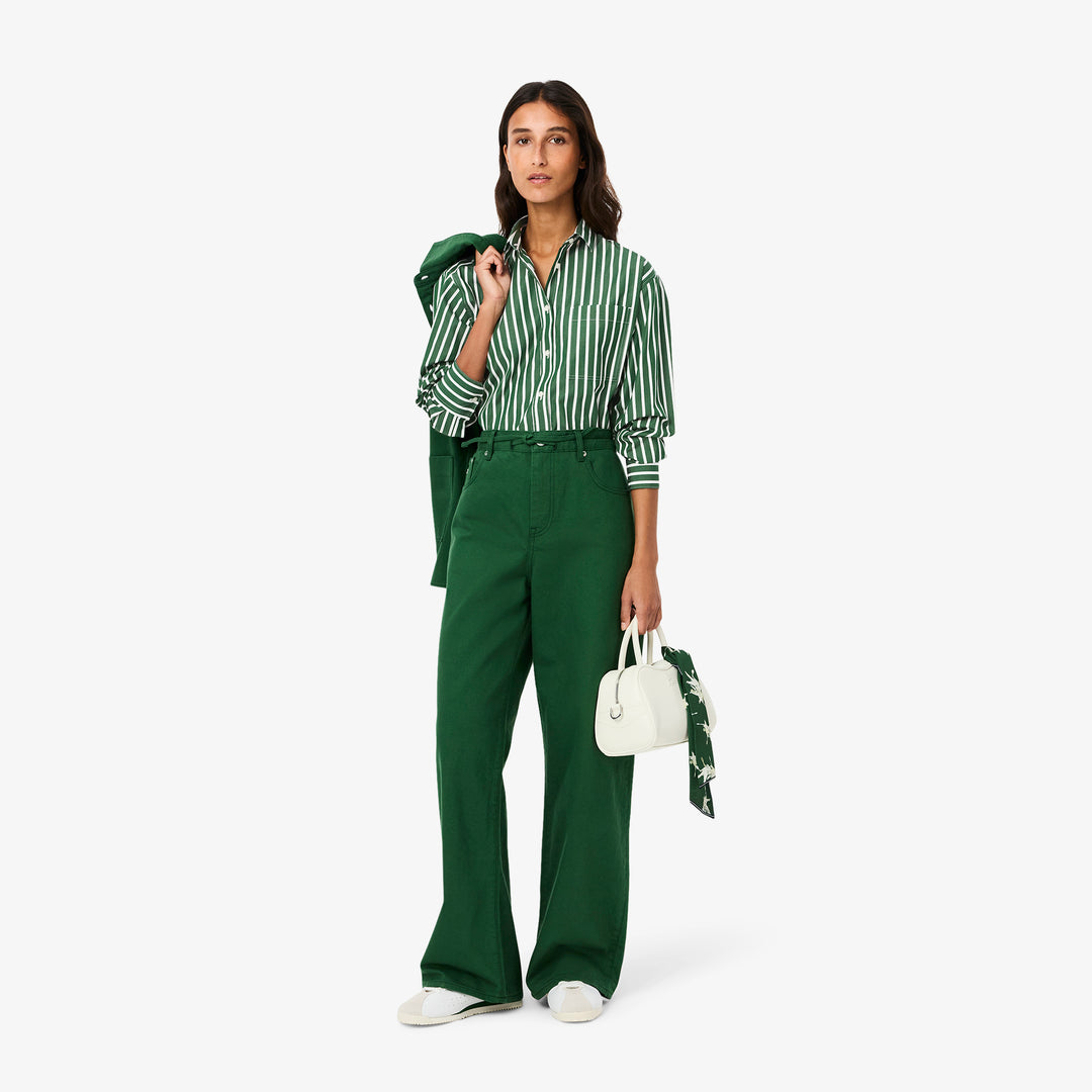 Oversized Cotton Poplin Shirt - CF0215