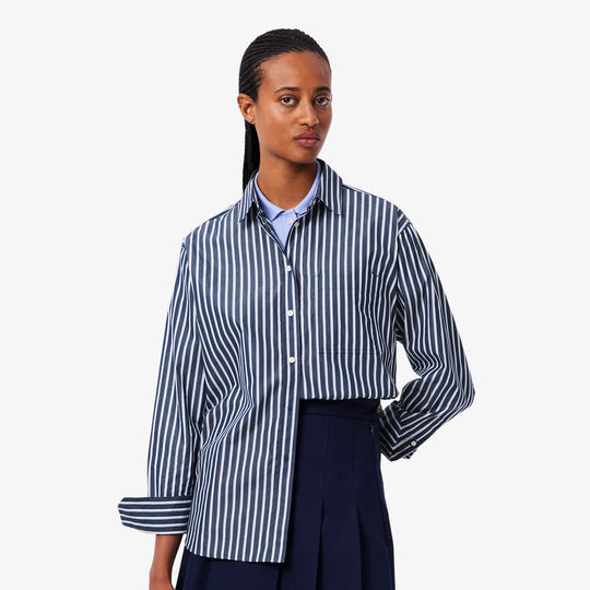 Oversized Cotton Poplin Shirt - CF0215