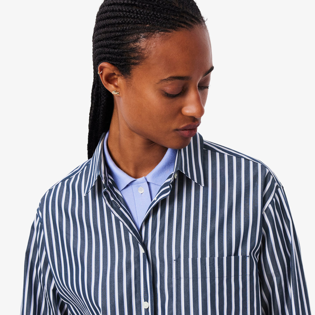 Oversized Cotton Poplin Shirt - CF0215
