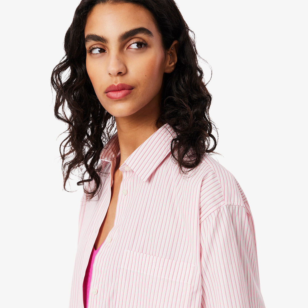 Oversized Cotton Poplin Shirt - CF0215