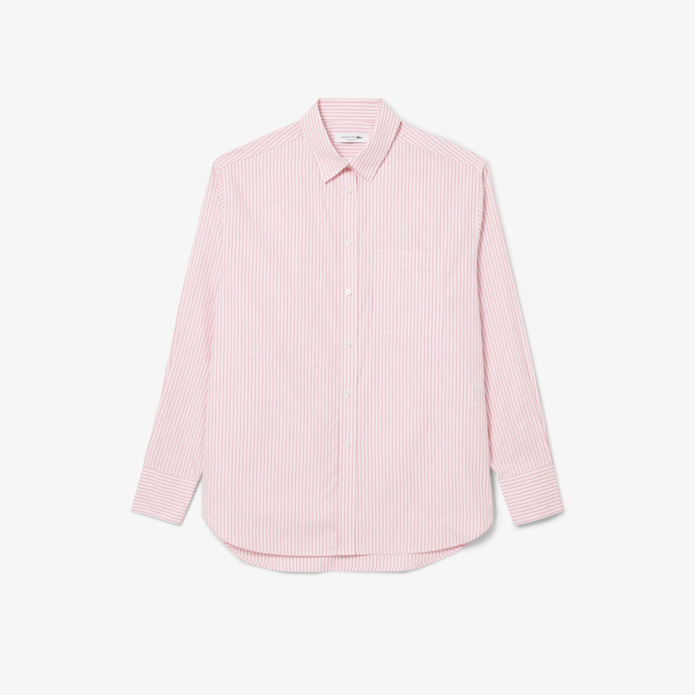Oversized Cotton Poplin Shirt-CF0215