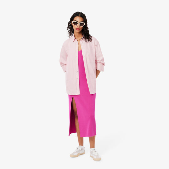 Oversized Cotton Poplin Shirt-CF0215