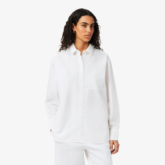 Oversized Cotton Poplin Shirt - CF1054