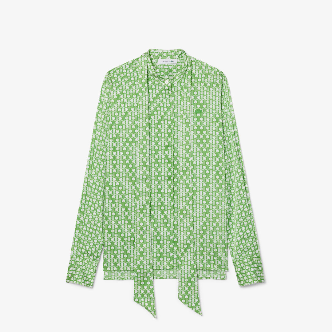 Regular Fit Removable Tie Collar Shirt - CF2626
