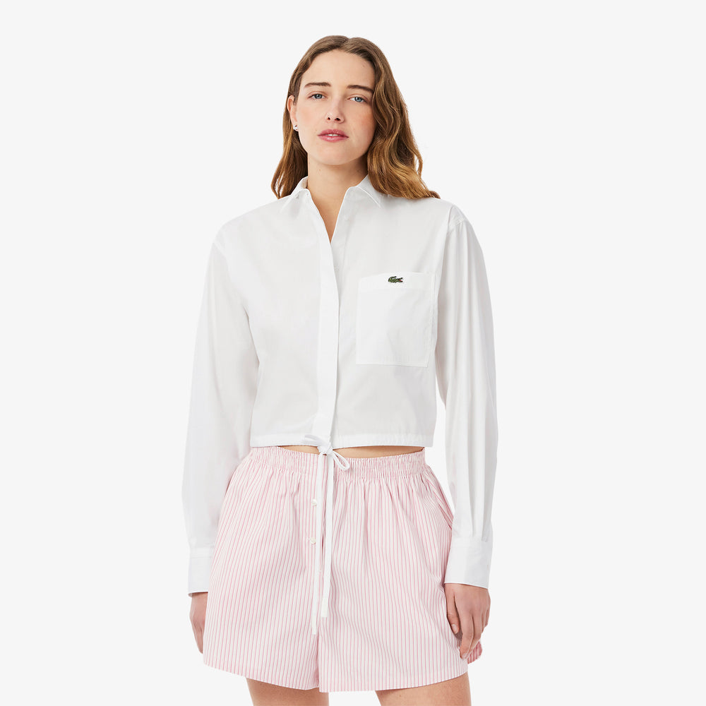 Oversized Adjustable Poplin Shirt - CF9844