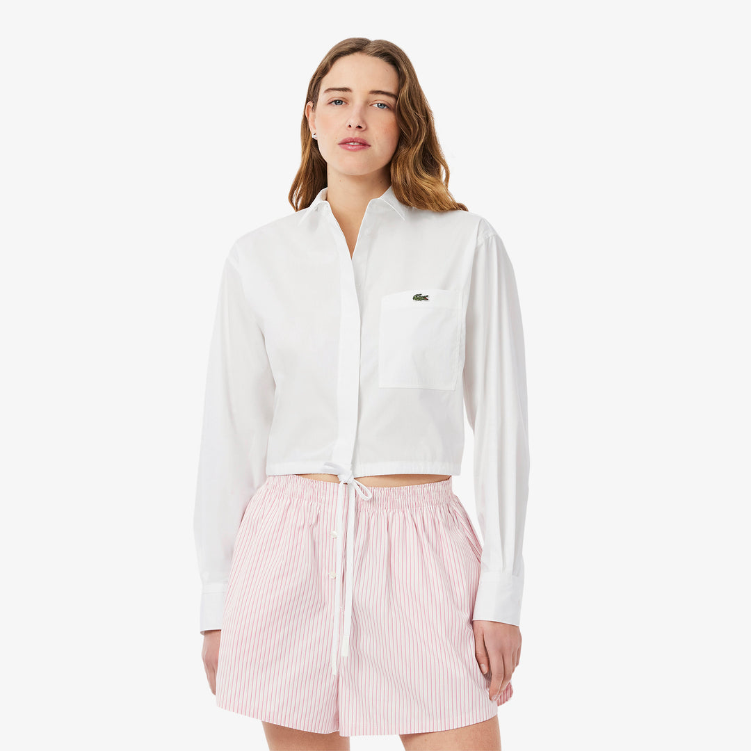 Oversized Adjustable Poplin Shirt - CF9844