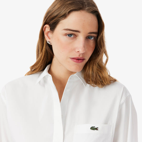 Oversized Adjustable Poplin Shirt - CF9844