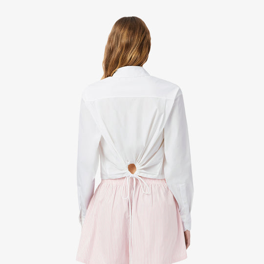 Oversized Adjustable Poplin Shirt - CF9844
