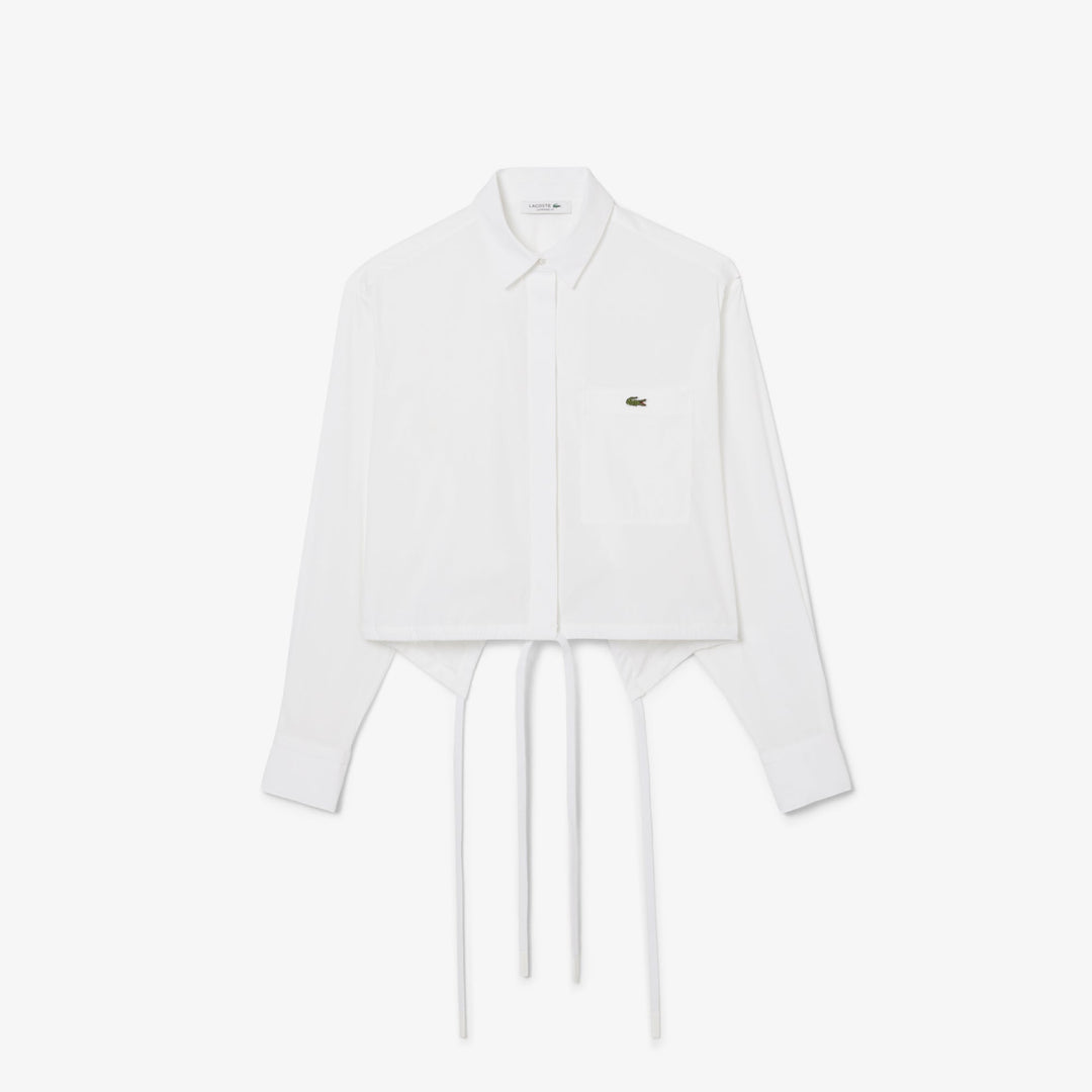 Oversized Adjustable Poplin Shirt-CF9844