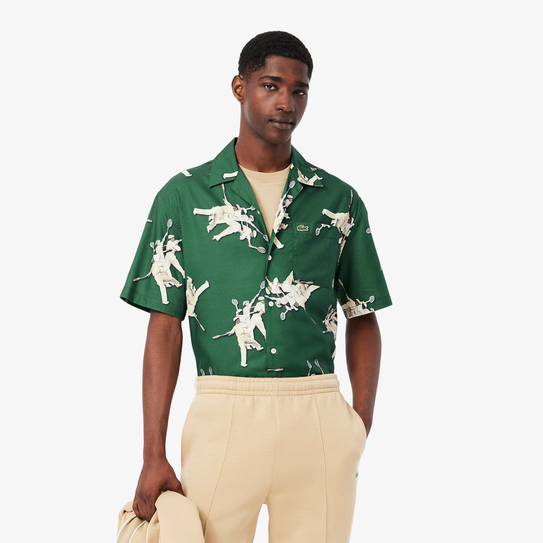 Relaxed Fit René Lacoste Print Shirt - CH0113