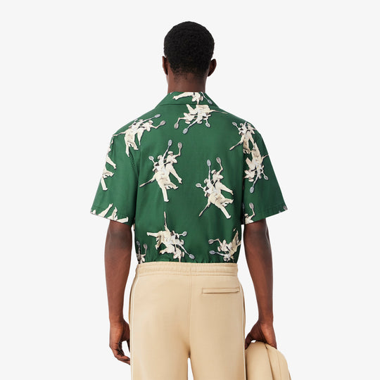 Relaxed Fit René Lacoste Print Shirt - CH0113