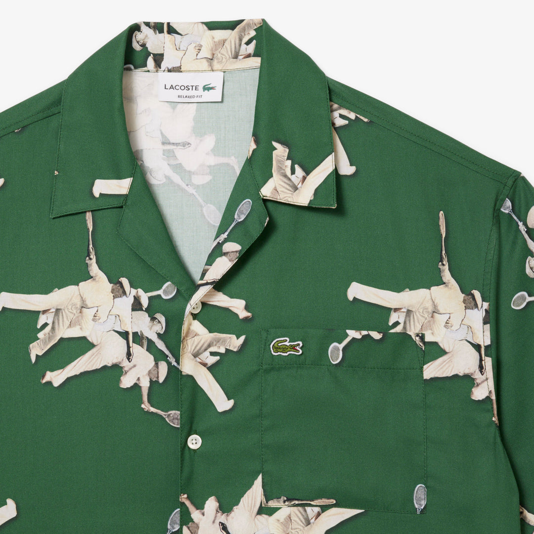 Relaxed Fit René Lacoste Print Shirt - CH0113