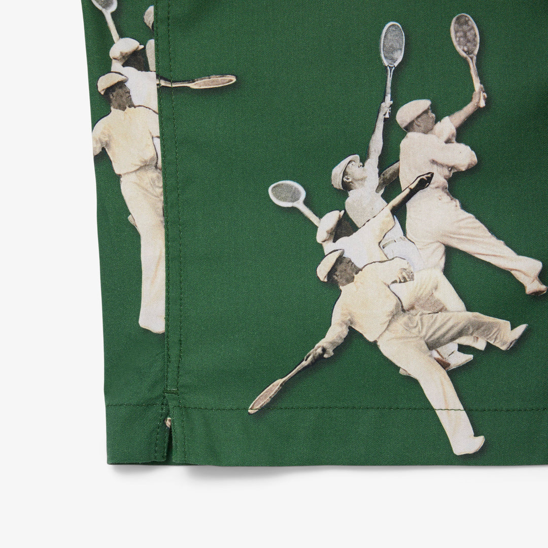 Relaxed Fit René Lacoste Print Shirt - CH0113