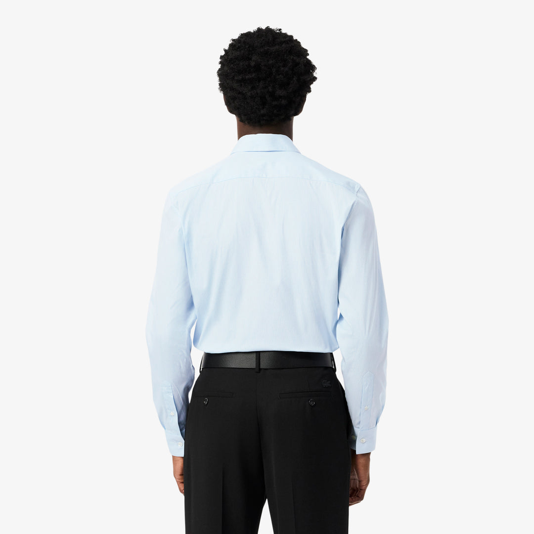 Slim Fit Striped Stretch Poplin Shirt - CH0198