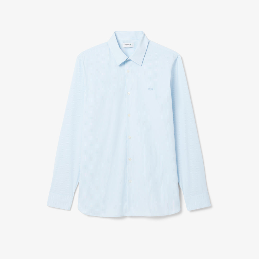 Slim Fit Striped Stretch Poplin Shirt - CH0198