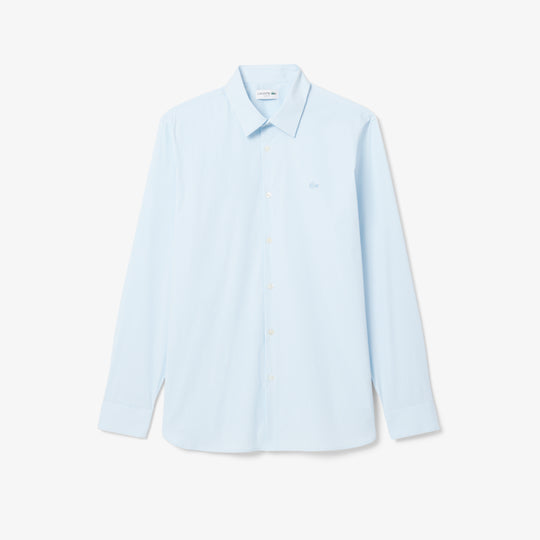Slim Fit Striped Stretch Poplin Shirt - CH0198
