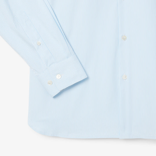 Slim Fit Striped Stretch Poplin Shirt - CH0198