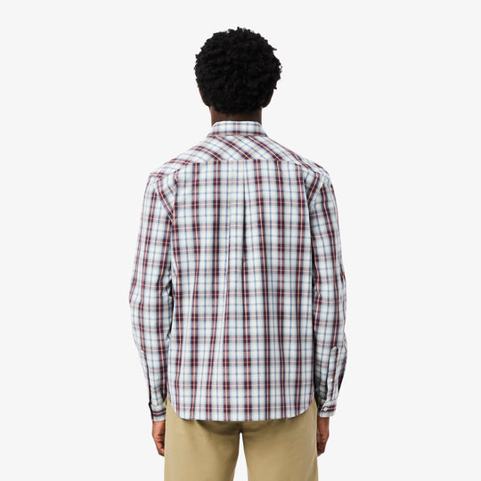 Regular Fit Poplin Plaid Shirt - CH5085