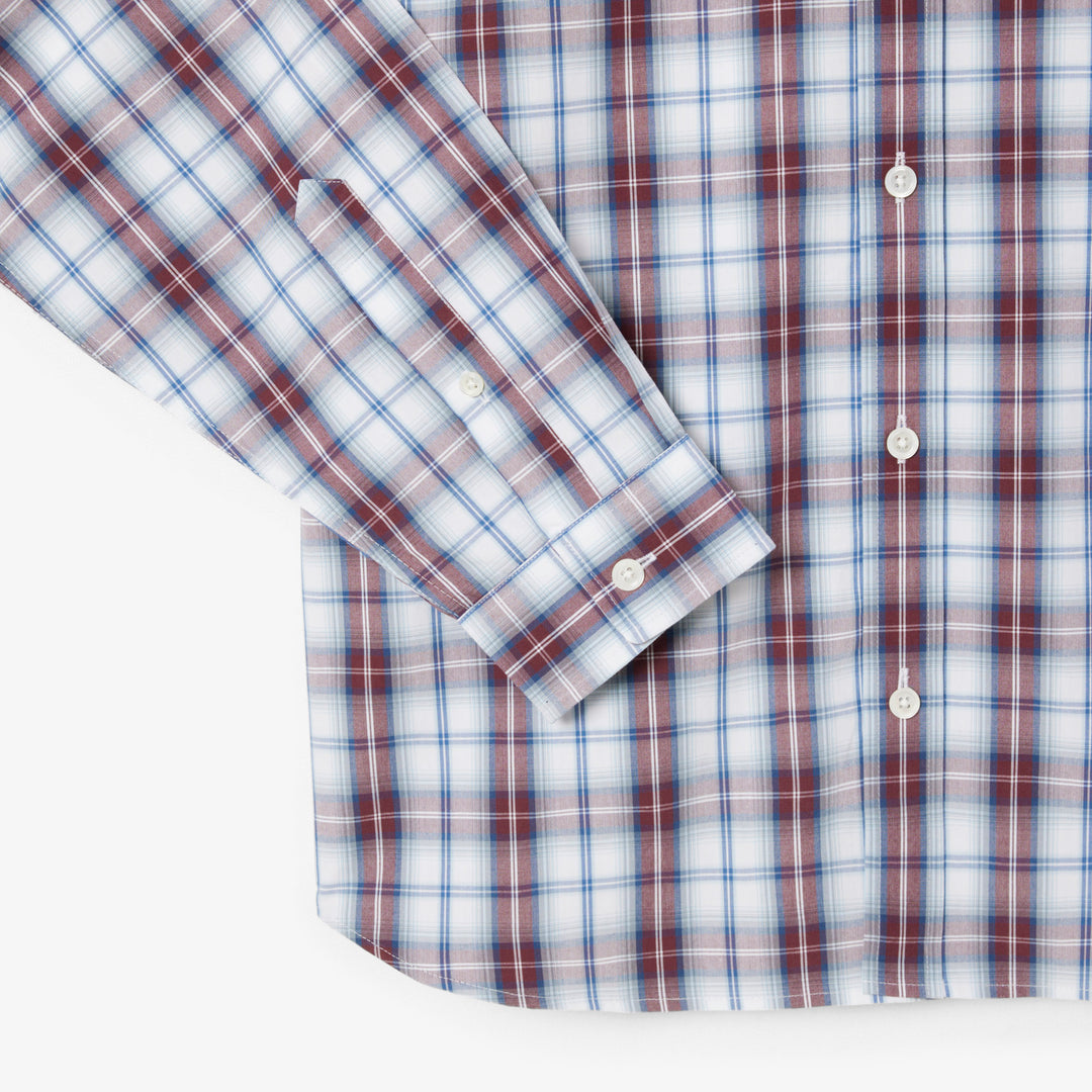 Regular Fit Poplin Plaid Shirt - CH5085