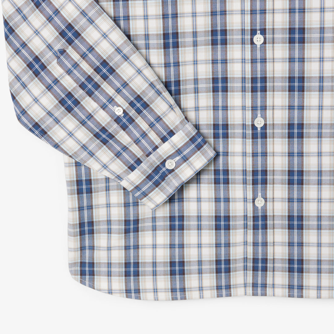 Regular Fit Poplin Plaid Shirt - CH5085