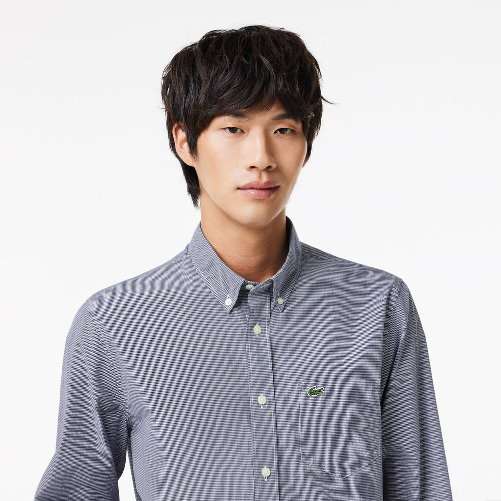 Regular Fit Gingham Poplin Shirt - CH5621