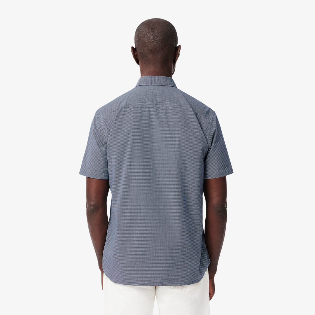 Short Sleeved Regular Fit Gingham Shirt - CH5622