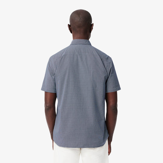 Short Sleeved Regular Fit Gingham Shirt - CH5622