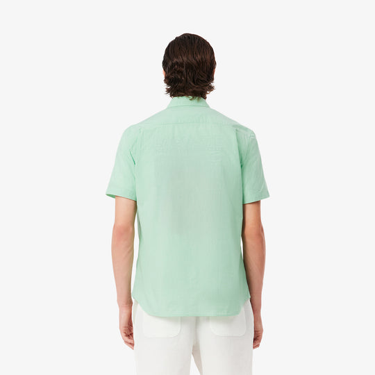 Short Sleeved Regular Fit Gingham Shirt - CH5622