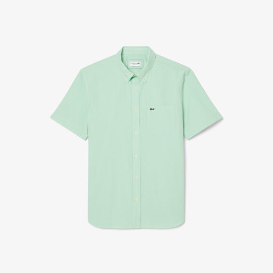 Short Sleeved Regular Fit Gingham Shirt - CH5622