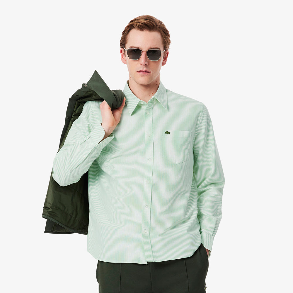 Regular Fit Striped Oxford Pocket Shirt - CH5625
