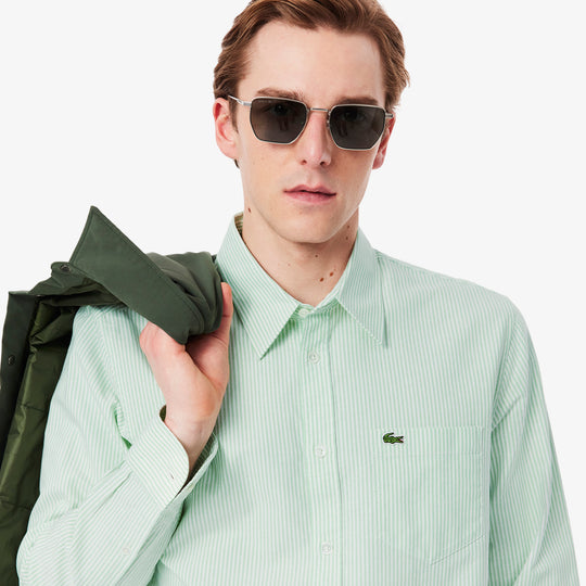 Regular Fit Striped Oxford Pocket Shirt - CH5625