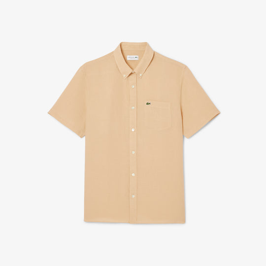 Short Sleeved Linen Shirt - CH5699