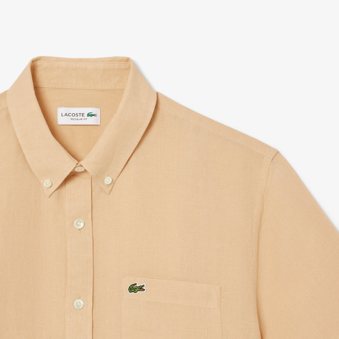 Short Sleeved Linen Shirt - CH5699