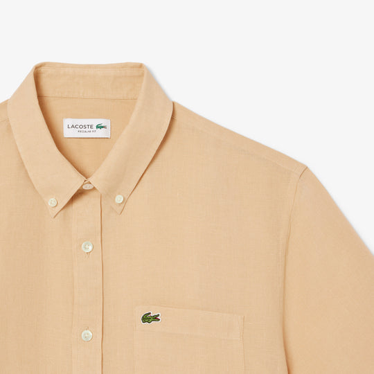 Short Sleeved Linen Shirt - CH5699
