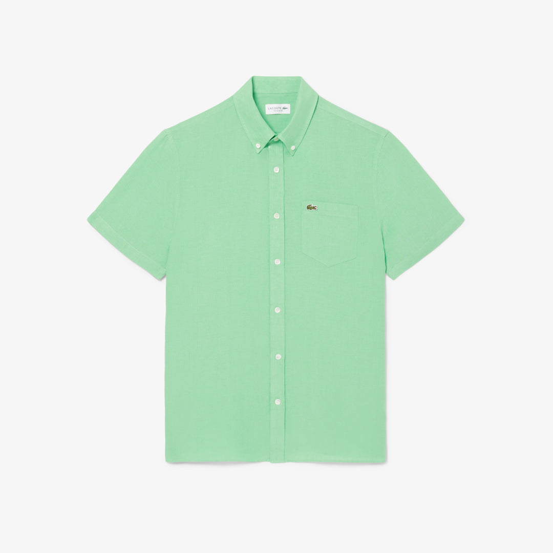 Short Sleeved Linen Shirt - CH5699
