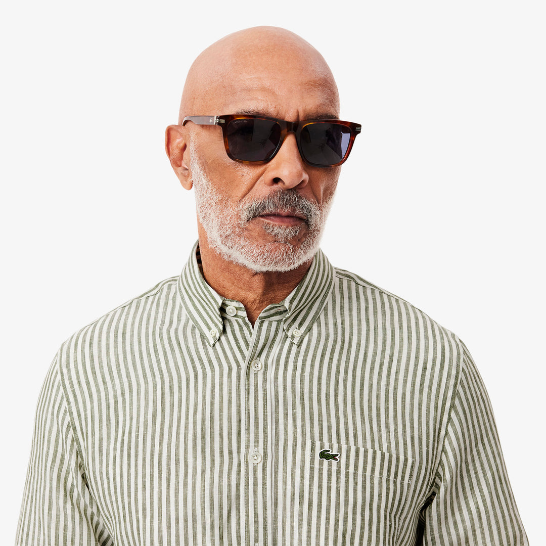 Regular Fit Striped Linen Shirt - CH6985