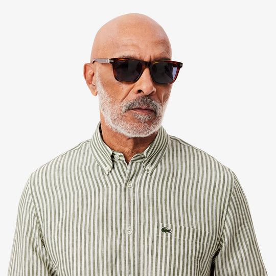 Regular Fit Striped Linen Shirt - CH6985