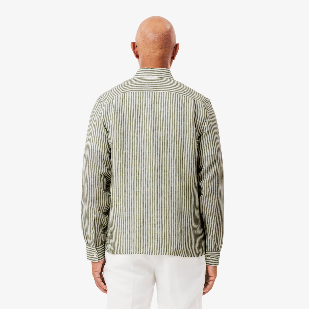 Regular Fit Striped Linen Shirt - CH6985