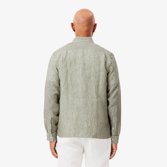 Regular Fit Striped Linen Shirt - CH6985