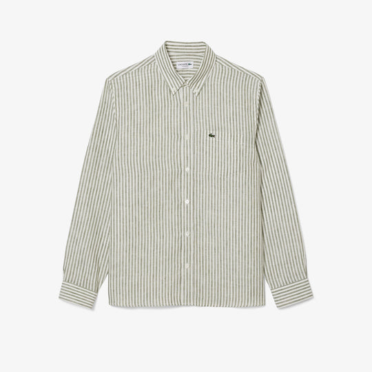 Regular Fit Striped Linen Shirt - CH6985